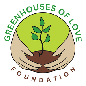 Logo of the Greenhouses of Love (Viveros de Amor) Foundation, which serves children and families in El Paraíso, Honduras.